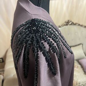 Elegant Beaded Shoulder Top